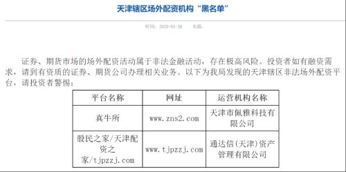 上海股票配资_证监局开场外配资黑名单_非法场外配资监管